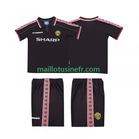 Maillot de Foot Manchester United 1999 Extérieur Retro 1998 - Enfant